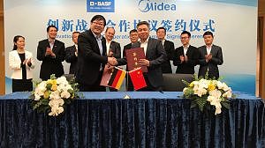 BASF and Midea sign agreement to co-develop solutions for cleaner, more energy efficient household appliances